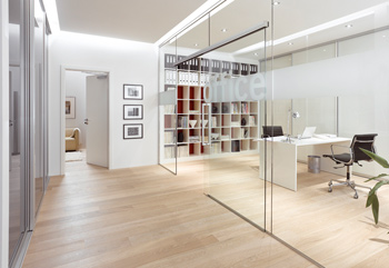 Glasschiebetür Dorma Agile 150 Dormotion mit Softclose - Selbsteinzug und Dämpfung