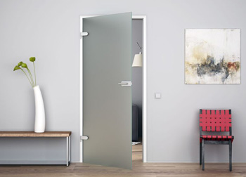 Aktion Glastüren Klarglas oder Satiniert komplett mit Beschlägen
