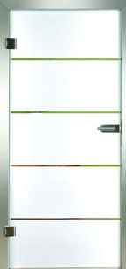 Slim 4056-10 Glastür Siebdruck