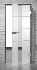Ganzglastür Contura Finestra 2 MAME Rollenschliff