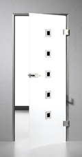 Ganzglast�r MAME Vista 40 mit F�llung Glas schwarz