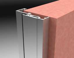 Aluzargen, Aluminium-Zargen Schnitt Typ 3.02b