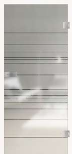 Glastüren Siebdruck Different 570 Weissglas Pure White Serie G - www.ganzglastuere.de