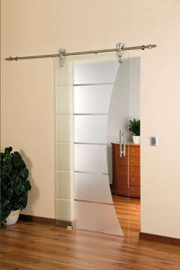 Glasschiebetürsystem Loft LSD 3 mit Glastür Cuts 4045