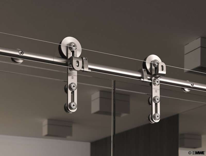 Glasschiebesystem MWE ProTec, Edelstahl, Qualität und Präzision in Vollendung