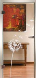 Glastür Loft 3240 Blowball II Sandstrahlung