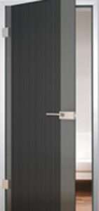 Verbundglastür mit Folie Modell Black 44 MAME