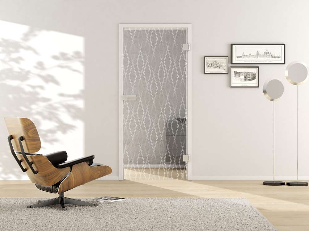 Ganzglastüren Laserdesign Modell Jette Forever 687 Design by Jette Joop, Motivbild Serie G - www.ganzglastuere.de