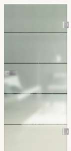 Ganzglastür Lindes Four 503 Grünglas One Side Serie G - www.ganzglastuere.de