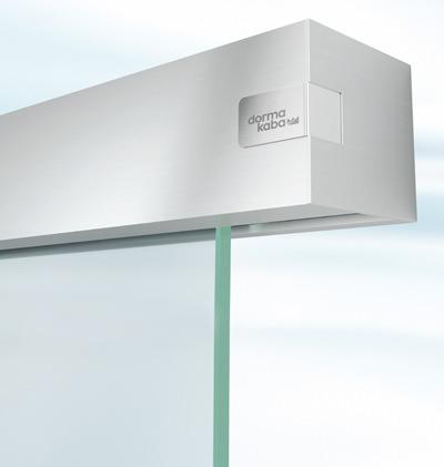 Glasschiebetür von ganzglastuere.de - System Dorma Muto Comfort Detail mit Softclose